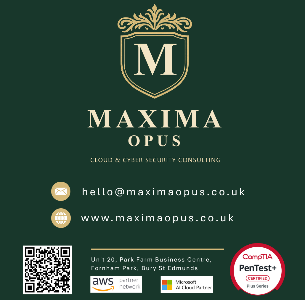 Maxima Opus Ltd – Cloud & Cyber Security Consulting Maxima Opus Ltd – Cloud & Cyber Security Consulting