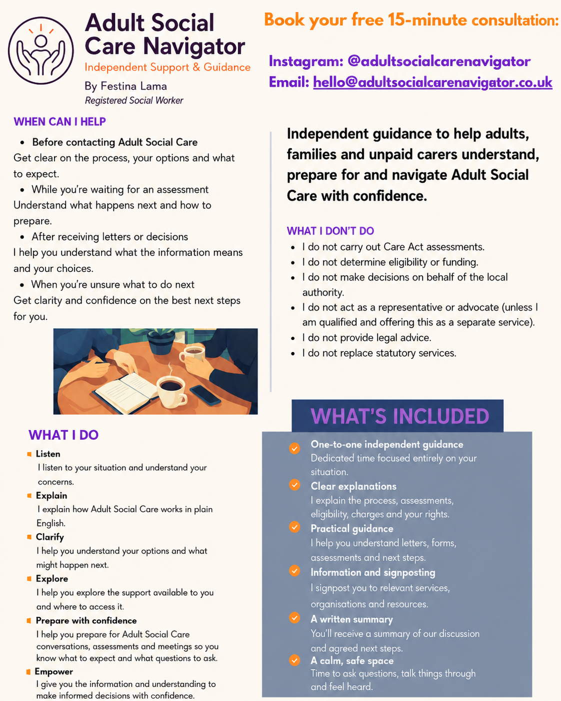 Adult Social Care Navigator | Independent Support & Guidance Adult Social Care Navigator | Independent Support & Guidance